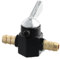 Duronge Robinet D'essence, Interrupteur de Robinet D'essence, Robinet D'essence Universel 8mm Compatible pour Scooter, Mobylette, Moto, Quad (Noir)