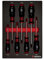 Würth Zebra System TX 0965905502 - Juego de destornilladores (7 piezas, espuma 4.4.1, aspecto de carbono)