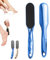 Foot File,Hard Skin Remover Nano-Glass Foot File, Safe and to Remove Hard Skin and Dead Skin Foot Scrubber,Wet and Dry Feet Callus Remover for Feet, Pedicure Tool for Smooth Feet (Blue)