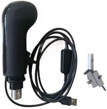 HWBZDPZQD Perilla de cambio de marchas USB for PC, simulador de marcha alta y baja, for Logitech, G923, G29, G27, G25, TH8A, ATS y juegos de camiones ETS2.
