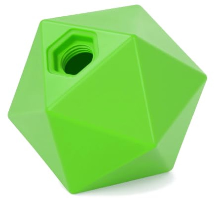 Oypla Coco Equestrian Green Refillable Hexagonal Horse Treat Ball Stable Paddock Toy