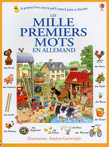 Les mille premiers mots en allemand - Usborne - dès 5 ans