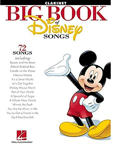 The Big Book Of Disney Songs - Clarinet: Songbook für Klarinette