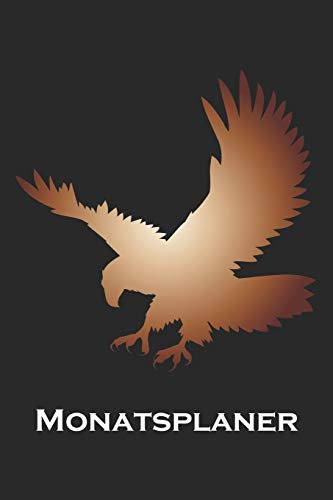 Monatsplaner: Monatsplaner, Termin-Kalender | Geschenk-Idee für Adler Fans | A5 | 120 Seiten