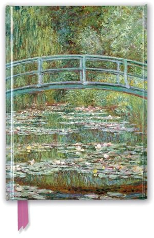 Claude Monet: Bridge over a Pond of Water Lilies (Foiled Journal) (Flame Tree Notebooks)