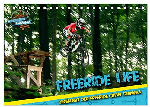 Freeride Life (Tischkalender 2025 DIN A5 quer), CALVENDO Monatskalender: Biken mit der Freeride Crew Grimma (CALVENDO Sport)