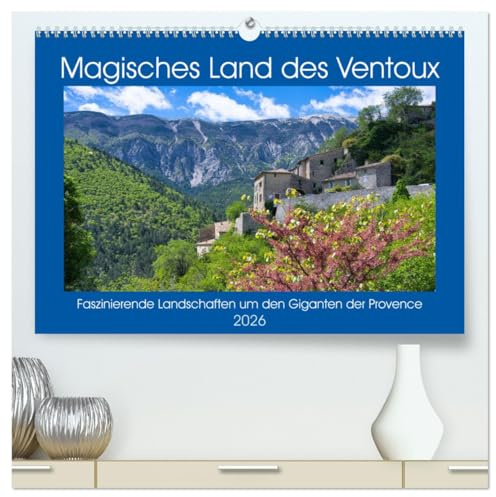 Magisches Land des Ventoux (hochwertiger Premium Wandkalender 2026 DIN A2 quer), Kunstdruck in Hochglanz: Die Gegend um den Mont Ventoux gilt als eine ... aller Berge, den Mont Ventoux (CALVENDO Orte)