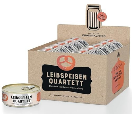 Leibspeisen-Quartett: Klassiker aus Baden-Württemberg, Thekenaufstellbox