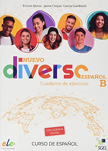Nuevo Diverso Español B ejercicios + @: Cuaderno de ejercicios Espanol B + licencia digital (B1-B2) (NUEVO DIVERSO ESPANOL)