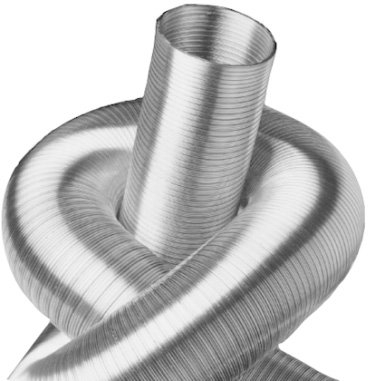 Intelmann Alu Flexrohr Ø 250 mm Länge 3 Meter, MADE IN GERMANY