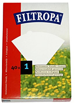 8 Boxes of Filtropa Size 1 Filter Papers, Pack of 40, White