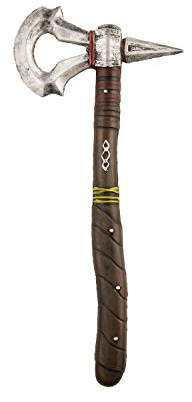 Viving Costumes White Assassin Foam Axe, 48 x 21 x 3 cm