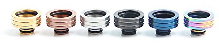 Drip Tip Adapter von 510 auf 810 Anschluss, Verdampfer, Atomizer Wide Bore zb. TFV8, TFV12 (Edelstahl)