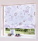Gardinenbox.eu Raffrollo, mit Universalband und Klett-Band, Voile Bedruckt Farbe Flieder, Transparent, inkl. Montageanleitung und Zubehör HxB 140x120 cm