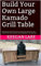 Build Your Own Large Kamado Grill Table: Detailed plans with dimensions, material purchase lists, and material cuts lists to save you time building your own grill table