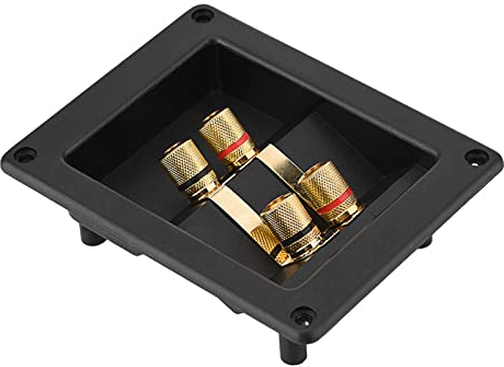 Tihebeyan Lautsprecher-Klemmenblock, Anschluss des Lautsprecheranschlusses des Subwoofer-Anschlusses des Lautsprecherkabels des Kupferterminals 4