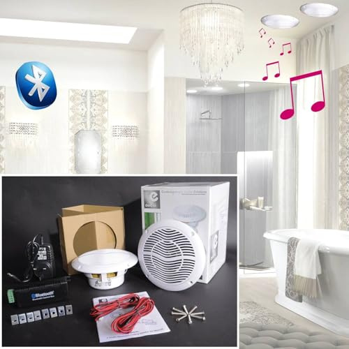 e-audio Kit de Altavoces de Techo B402BL 2x15W con Bluetooth