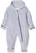 Playshoes Fleece-Overall Unisex Kinder Jumpsuit, grau/melange, 86