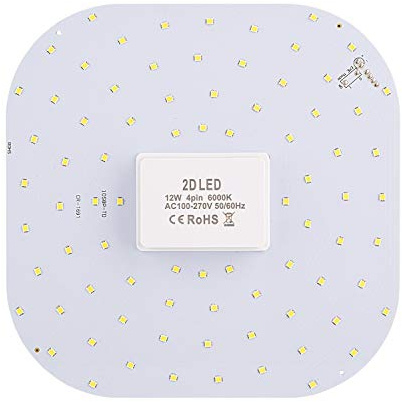 Yongjiadian 12W 2D LED GR10q 4-pin Square Bulb Equivalent Replacement 28W CFL Light 1400 Lumen Square lamp (Size : Warm White)