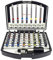 NORTOOLS 56 pcs S2 Alloy Steel Screwdriver Bit Set | Magnetic Hex Shank Holder & 25mm/75mm Bits | PH/PZ/SL/TORX/Hex Security Bits | for Furniture, Electronics, Car, DIY Repair & Assembly ﻿