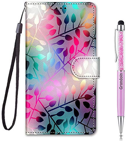 Grandoin für Huawei Nova 6se / P40 lite Hülle, Handyhülle im Brieftasche-Stil, Handytasche PU Leder Flip Cover 3D Bunte Muster Book Case Schutzhülle für Huawei Nova 6se / P40 lite (Farbe)