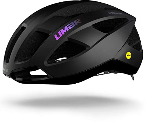 Limar Unisex – Erwachsene Air Stratos MIPS irisierend L, Schwarz matt schillernd, L