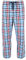 Hanes Men's Tag Free Comfort Flex Plaid Pajama Lounge Pant, Small, Red/Navy Plaid