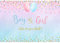 Hoshisea Gender Reveal Hintergrund Banner, Pink und Blau Reveal Banner, Geschlecht Enthüllen Dekorationen, Für Gender-Show-Partys, Fotografie (Blau und Pink)