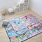 Kinder Baby Krabbeldecke Faltbare, Hiseng Polyester Spielmatte Kinder Teppiche Rutschfeste Baby Bodenmatte Waschbare Krabbelmatte für Outdoor Spielteppich (150x195cm,Straße)
