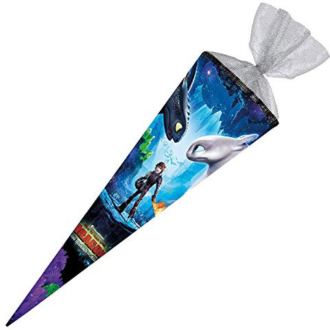 Schultüte Drachenzähmen 3- geheime Welt Lizenz Zuckertüte Dragons Schulanfang Schuleinführung