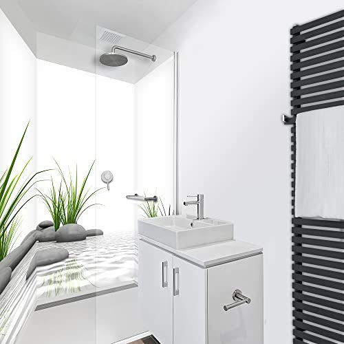 WANDFREUDE individuelle Duschrückwand Aluverbundplatte auf Maß (3 Stück - Wasserstein - Premium Matt Lack) – Dusche Wandverkleidung Duschwandverkleidung Duschrückwände