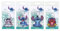 Disney Quatre porte-clés assortis 2D Lilo & Stitch PVC - 8 x 8 cm, multicolore, 8cm