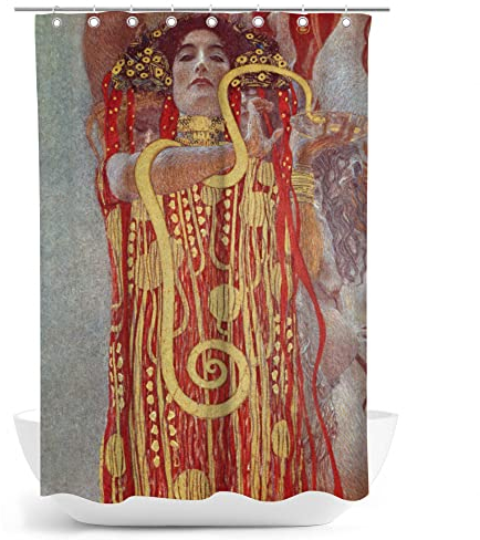 fotobar Duschvorhang Klimt - Hygieia