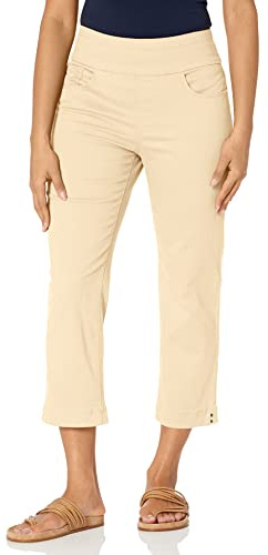 Gloria Vanderbilt Jeans da Donna Amanda Po Capri, Crema (Crema di Mandorla)., 42