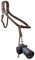 4J LEDR Camera Strap,Camera Harness for One Camera,Leather Camera Strap Professional Single Leather Harness Shoulder Strap, Brown-single