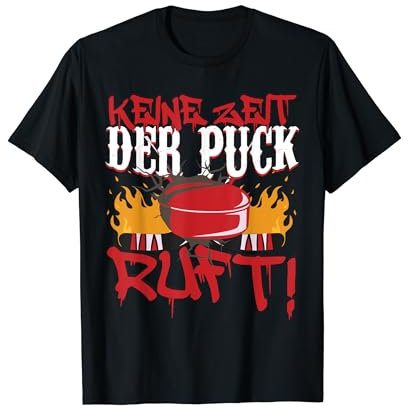 Eishockey Eishockeyspieler Puck T-Shirt