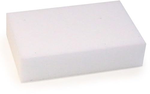 FRANZ MENSCH HygoClean Schmutzradierer, in weiß | aus Spezialschaum, 11 x 7 x 3 cm, 100 Stück, Zauberschwamm, Radierschwamm, für alle Flächen in Küche, Bad, Haushalt, auch für Kleidung