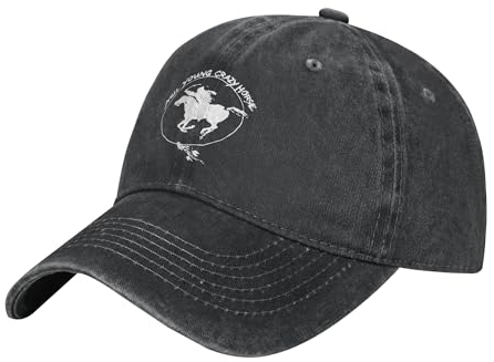 SHGDAIO Neil Damen Herren Young Baseball Kappe Crazy Basecap Horse Unisex Mütze Einstellbare Retro Verstellbar Snapback Hut Freizeit Cap Outdoor Hut für Männer und Frauen