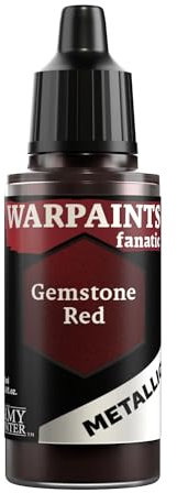 The Army Painter, Warpaints Fanatic Metallics Peinture acrylique simple rouge pour loisirs miniatures Peinture de qualité pour jeux de guerre miniatures