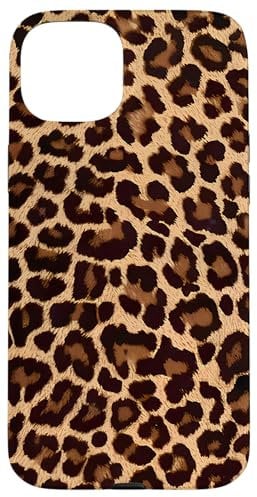 iPhone 15 Plus Cute Cool Design Animal Leopard Print Pattern Vintage Girls Case