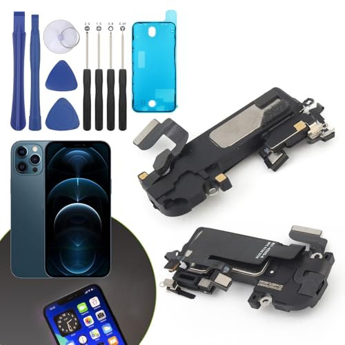 YHXMARSCAN Earpiece Speaker Replacement for iPhone 12 Pro MaxEar Speaker Flex Cable Replacement for iPhone 12 Pro Max with Tool