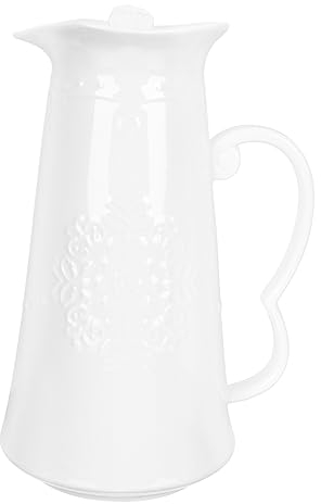 LABRIMP Pichet à Boisson En Verre Européen Carafe à Eau Froide Couvercle Matériau En Verre Design Décoratif Capacité De 1,5 Litre