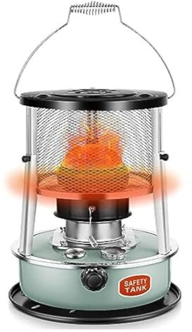 Heizstrahler für den Innenbereich, Kerosin-Heizunn, Kerosin-Heizunn for den Innenbereich, tragbarer Camping-Kerosin-Ofen for Heizen, Kochen, Camping-Ölheizunn für den Einsatz im Büro oder Schlafzimmer