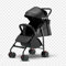 OHMG 2in1 Kinderwagen mit Gummireifen,22 kg,Wanne mit Memory-Knöpfen,Sitz mit Liegefunktion Wendbar Höhenverstellbar,Teleskopgriff,Klein Zusammenklappbar Kinderwagen,5-Punkt-Gurt