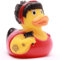 Duckshop I Badeente Tattoo inkl. Quietscheentchen-Schlüsselanhänger im Set I L8,5cm I Quietscheente I Geschenk Tätowierer I Geschenk für Körperkunst