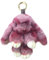 Xsclpomddy Plüsch Hase Schlüsselanhänger Plüsch-Häschen Pom Poms Taschenanhänger Handtasche Autoschlüssel Dekoration,Die Rose Leoparden