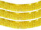 3 Stück Foil Fringe Garland Lametta Glitzer Vorhang für Partydekor Geburtstags Verlobung Hochzeit 30cm x 3m (Golden)
