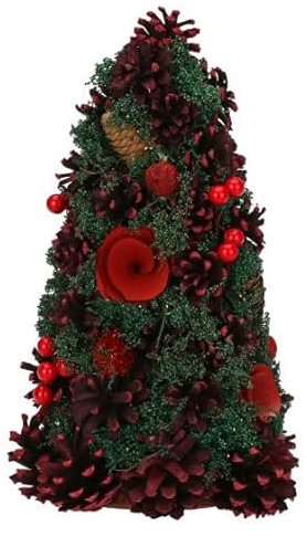 Thun mini albero di natale rosso