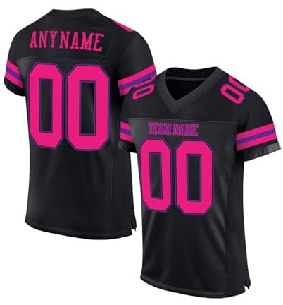 American Football Trikot Name/Nummer/teamname/Logo Individuelles Rugby Trikots Custom Football Jersey Personalized Tops Erwachsene Kinder Sportuniform Mode T-Shirts Lässig Sportshirt Shirts