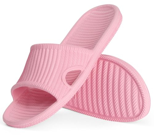 Aomig Claquettes Homme Femme, Sandales de Piscine et Plage AntidéRapante, Pantoufles de Douche Confortables et Léger, Chaussons Sandales d'été à Séchage Rapide, Tongs pour Maison, Salle de Bain, EVA